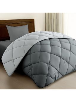 Story@Home - Solid Single Comforter For Ac Room Grey