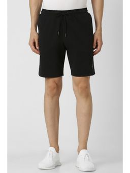 Van Heusen - Men Black Print Casual Shorts