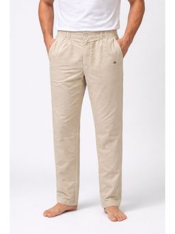 Parcel Yard - Beige Men Regular Wear Trouser