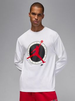 Nike - Jordan Flight Club Men White Long-Sleeve T-Shirt