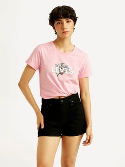 Levi's - Women Pink Graphic T-Shirt