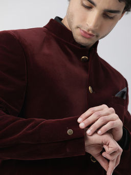 Rare Rabbit - Maroon Casual Blazers And Coats