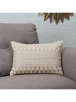 HomeTown - Silk route Cotton Cushion Cover 30 x 45 Cm in Rose gold Colour