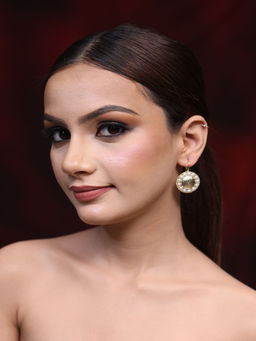 Kraft Smiths - Eshani Matte Gold Drop Earrings