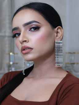 Kraft Smiths - Modern Striped Dangler Earrings