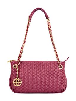 Eske - Piquer Shoulder Bag, Wine Cosmos