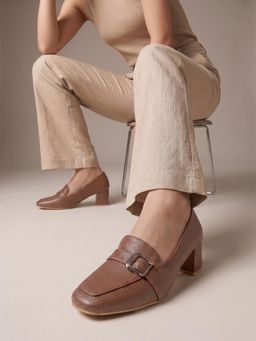 Twenty Dresses by Nykaa Fashion - Tan Party Pumps Heels