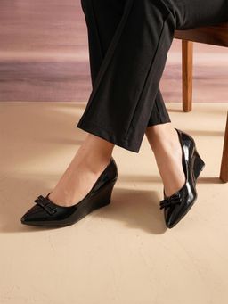 Twenty Dresses by Nykaa Fashion - Black Party Pumps Heels