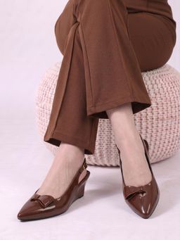 Twenty Dresses by Nykaa Fashion - Brown Party Heels Sandals