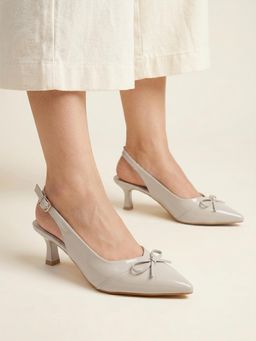 Twenty Dresses by Nykaa Fashion - Beige Party Heels Sandals
