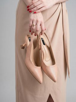 Twenty Dresses by Nykaa Fashion - Peach Party Heels Sandals
