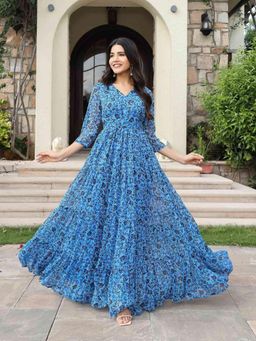 Noun - Carol Blue Maxi Dress