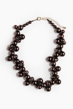 H&M - Women Brown Cluster Necklace
