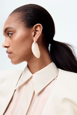H&M - Women White Chunky Earrings