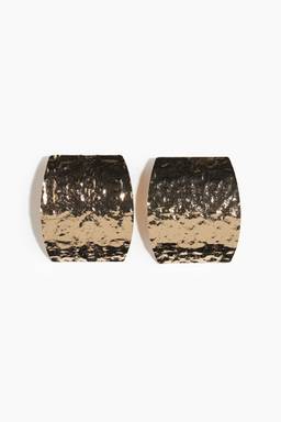 H&M - Women Gold Large Hamme Earrings