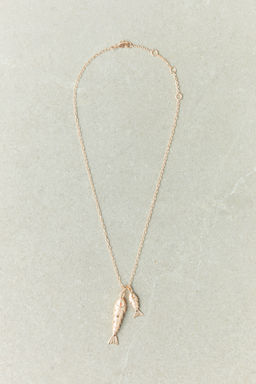 H&M - Women Gold Fish-Pendant Necklace