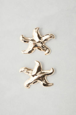 H&M - Women Gold Starfish-Shaped Earrings