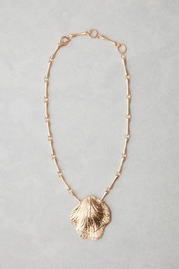 H&M - Women Gold Seashell-Pendant Necklace