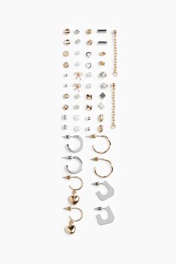 H&M - Women Gold 25 Pairs Earrings