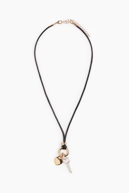 H&M - Women Gold Pendant Cord Necklace