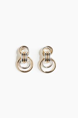 H&M - Women Gold Two-Toned Earrings