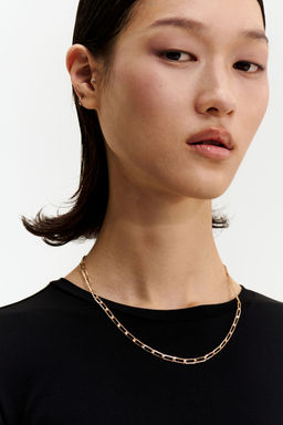 H&M - Women Gold Paperclip Chain Necklace