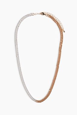 H&M - Women Gold Two-Tone Chain Necklace