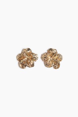 H&M - Women Gold Flower-Shaped Earrings