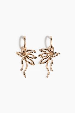 H&M - Women Gold Pendant Hoop Earrings