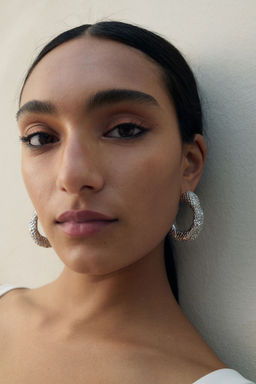 H&M - Women Silver Statement Hoop Earrings