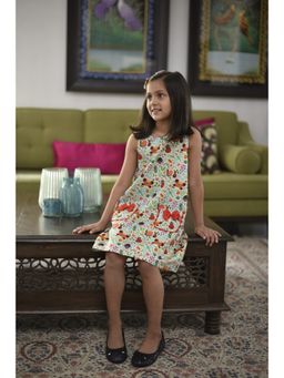 Ribbon Candy - Ladybug Garden Cotton Printed Dress
