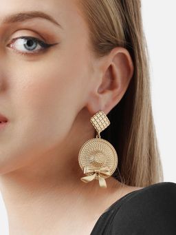 Sohi - Gold Plated Party Designer Drop Earring for Women