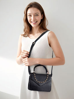 Toteteca - Croco Chic Sling Bag