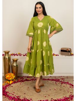 Sivi - Green Cotton Dress