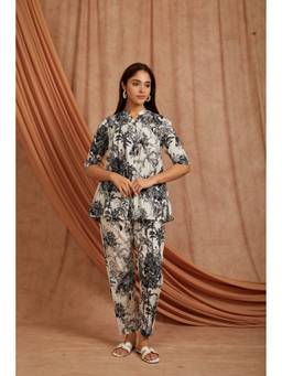 Sivi - Multicolor Printed Cotton Co-Ord Set