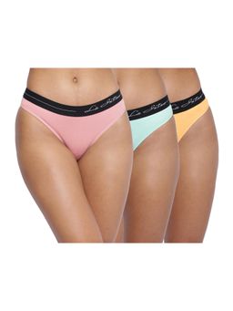La Intimo - Dulce Candy Brief Panty - Multi-Color (Pack of 3)