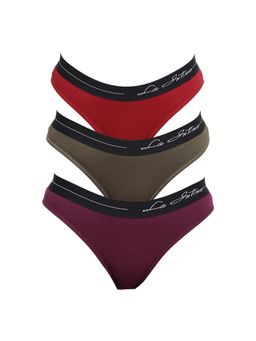 La Intimo - Dulce Candy Brief Panty - Multi-Color (Pack of 3)