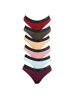 La Intimo - Dulce Candy Brief Panty - Multi-Color (Pack of 6)