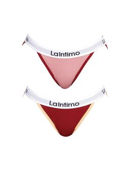 La Intimo - Moda Fashionable Brief Panty - Multi-Color (Pack of 2)