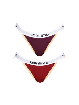 La Intimo - Moda Fashionable Brief Panty - Multi-Color (Pack of 2)