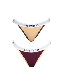 La Intimo - Moda Fashionable Brief Panty - Multi-Color (Pack of 2)