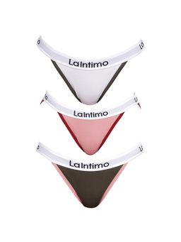 La Intimo - Moda Fashionable Brief Panty - Multi-Color (Pack of 3)