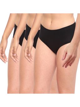 La Intimo - Tease 2 Please Hipster/ Full Brief - Black (Pack of 3)