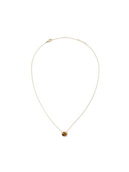 Daniel Wellington - Audrey Tiger Eye Gold Metal Necklace For Women