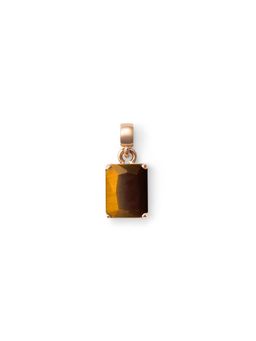 Daniel Wellington - Octagon Tiger-Eye Rose Gold Metal Charm For Women