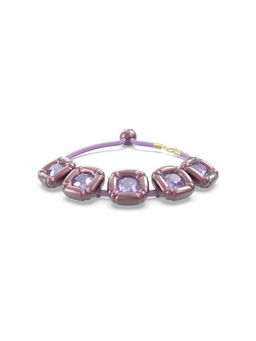 SWAROVSKI - Purple Cushion Cut Dulcis Medium Bracelet