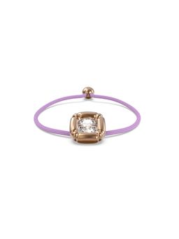 SWAROVSKI - Rose Gold-Tone Plated Cushion Cut Dulcis Bracelet