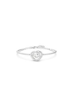 SWAROVSKI - Rhodium Plated White Generation Medium Bangle