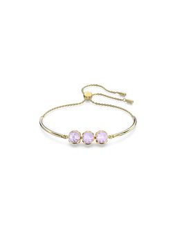 SWAROVSKI - Multi-Coloured Gold-Tone Plated Round Cut Chroma Bracelet