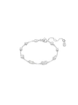 SWAROVSKI - White Rhodium Plated Mixed Cuts Mesmera Medium Bracelet